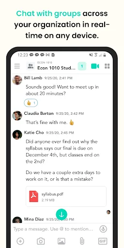 Pronto Team Communication screenshot 1