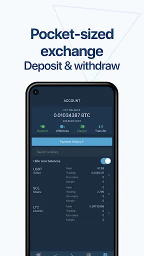 HitBTC cryptocurrency exchange screenshot 5