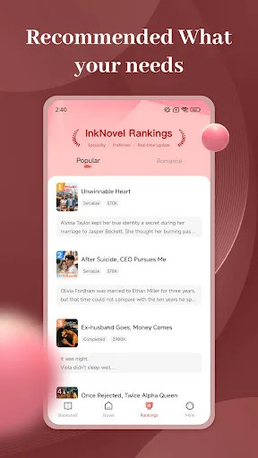 InkNovel screenshot 2