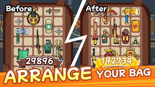 Bag Merge : Zombie Battle screenshot 2