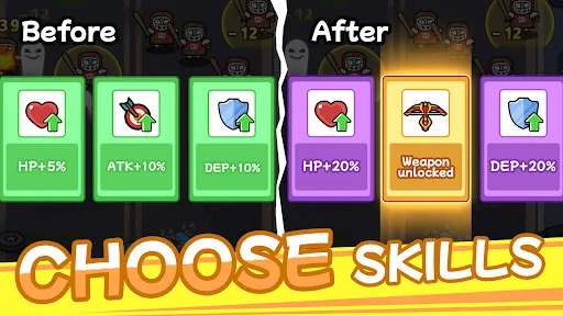 Bag Merge : Zombie Battle screenshot 5