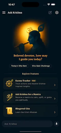 Ask Krishna AI - Bhagavad Gita screenshot 2
