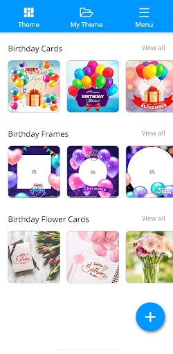 Happy Birthday Card Maker screenshot 1