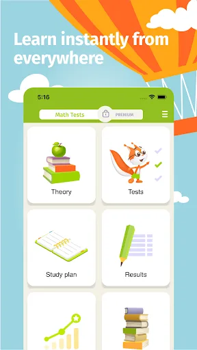 Math Tests: learn mathematics screenshot 1