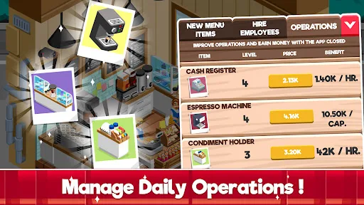 Idle Cafe Tycoon: Coffee Shop screenshot 5