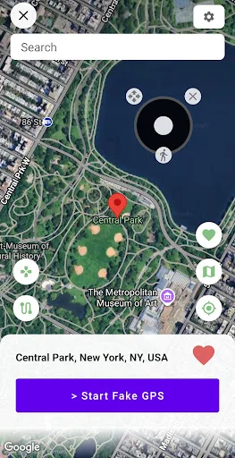 Fake GPS Location Spoofer screenshot 1