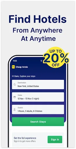 Cheap Hotels・Vacation Rentals screenshot 1