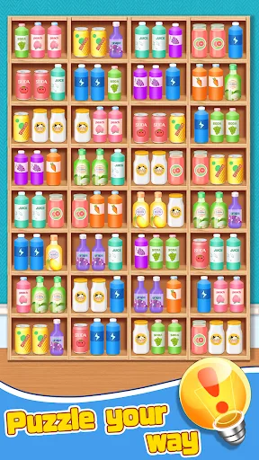 Super Market Sorting Puzzle screenshot 1