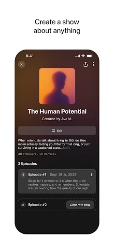 Huxe: AI Radio & Podcasts screenshot 4