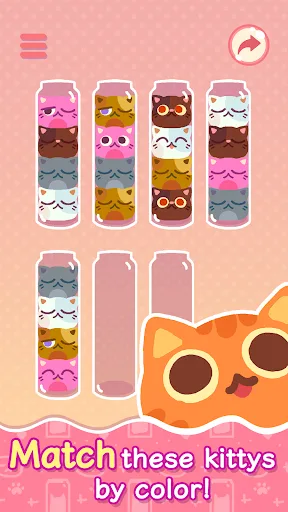 Meow MixUp: Sorting Puzzle screenshot 2