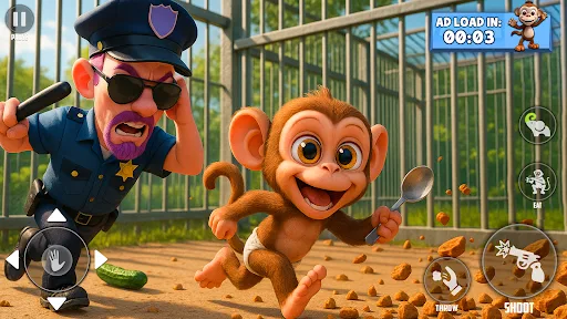 I Am Monkey Prank Battle screenshot 4
