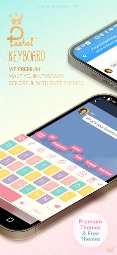 Pastel Keyboard Themes Color screenshot 1