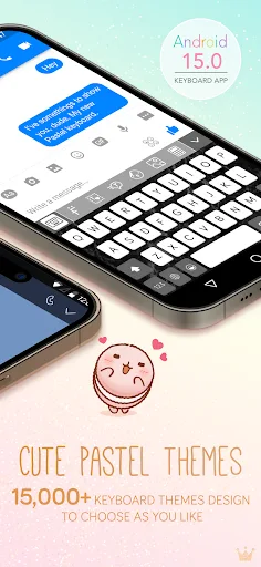 Pastel Keyboard Themes Color screenshot 2