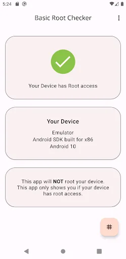 Basic Root Checker screenshot 2