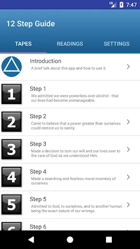 12 Step Guide - AA screenshot 1
