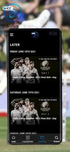 ICC.tv screenshot 2