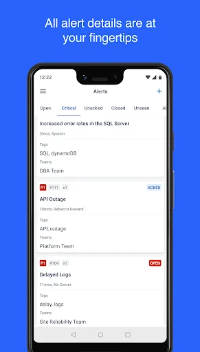 Opsgenie screenshot 2