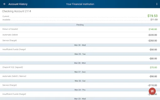 First Internet Bank Mobile screenshot 3