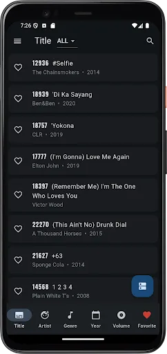 MegaPro Karaoke Songbook screenshot 1