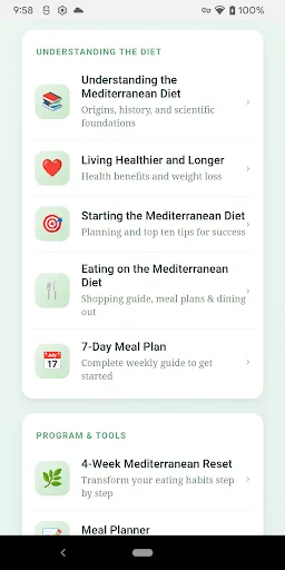 Mediterranean Diet Beginner screenshot 3