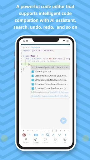 JavaCoder-Java Compiler IDE&AI screenshot 2