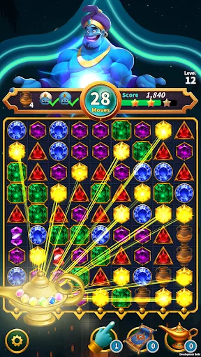 Jewel Nights Genie Puzzle Game screenshot 3