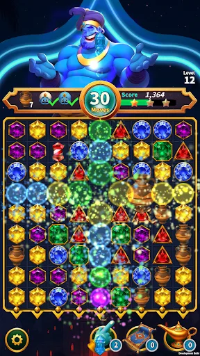 Jewel Nights Genie Puzzle Game screenshot 4