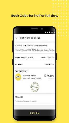 India Taxi -Book Cabs/Taxi screenshot 3