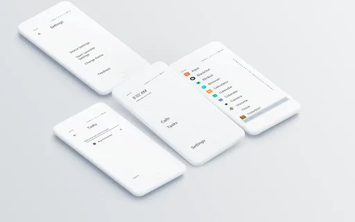 Indistract Minimalist Launcher screenshot 1