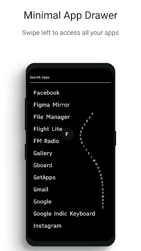 Indistract Minimalist Launcher screenshot 3