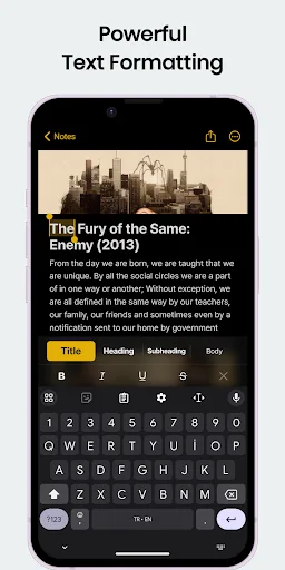 Notes: Simple iOS Notepad screenshot 4
