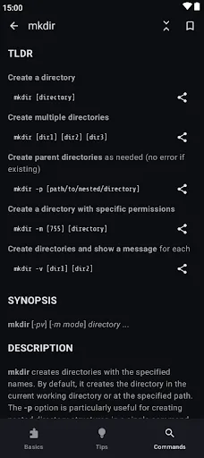 Linux Command Library screenshot 1