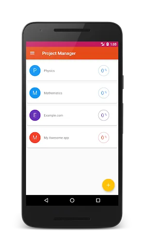 Project Manager screenshot 1
