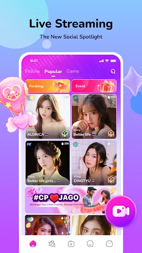 iMee Live - Live Stream & Chat screenshot 1