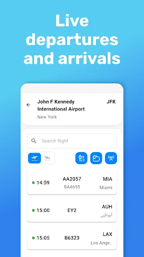 FLIGHTS - flight schedules screenshot 1