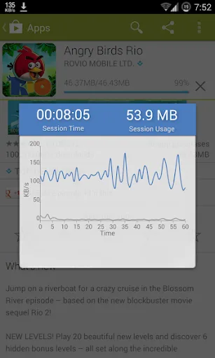 Internet Speed Meter screenshot 1