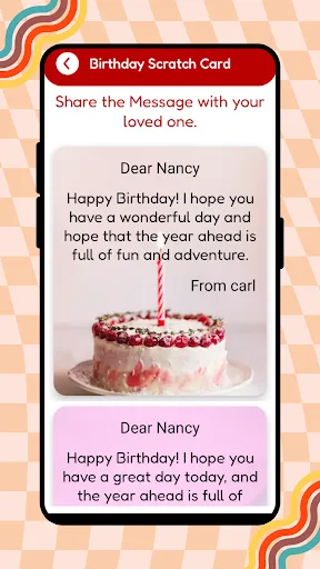Birthday Cards & Messages Wish screenshot 2
