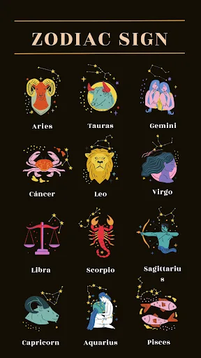 Astrology & Zodiac Dates Signs screenshot 1