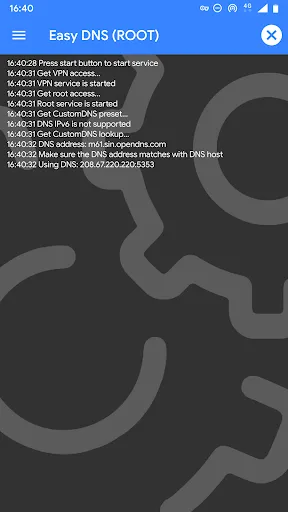 Easy DNS (NO/ROOT) screenshot 1