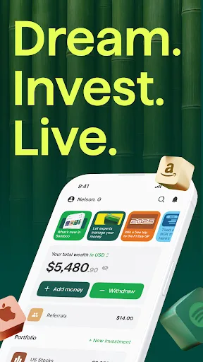 Bamboo: Invest. Trade. Earn. screenshot 1