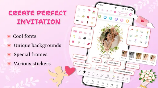 Invitation Card Maker & RSVP screenshot 2