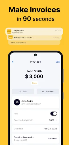 Invoice Creator: Receipt Maker screenshot 1