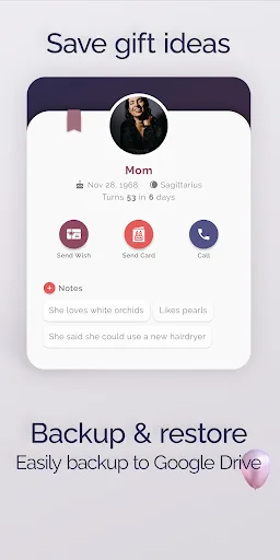 Birthday Reminder & Calendar screenshot 4