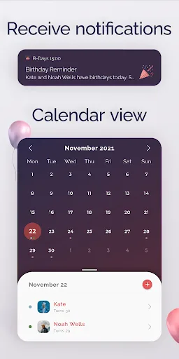 Birthday Reminder & Calendar screenshot 5