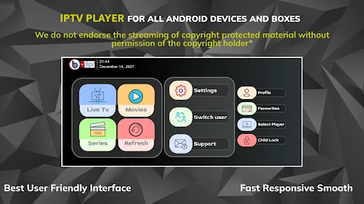 Iptv blink player screenshot 1
