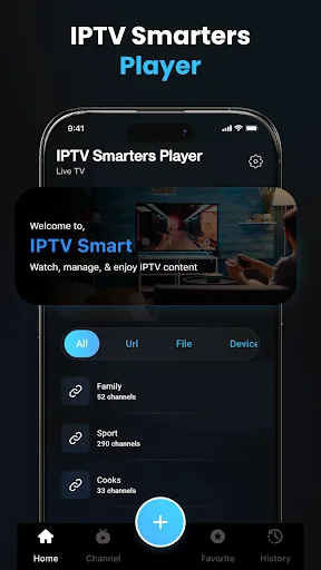 IPTV Smarters Player screenshot 1