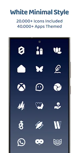 White Moonlight Icon Pack screenshot 2