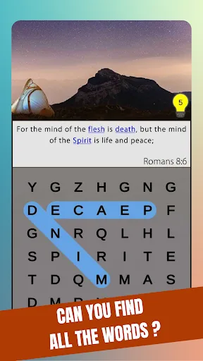 Word Search Bible Puzzle Games screenshot 5