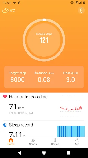 Smart Wristband 3 screenshot 1