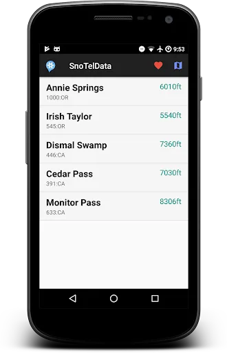 SnoTel Mapper - Snow Data screenshot 3